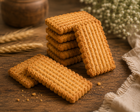 Atta Biscuits Made in Desi Ghee and Jaggery Powder