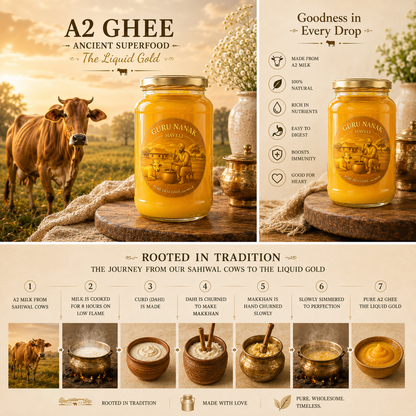 The Liquid Gold - Ancient Superfood A2 Ghee made with Sahiwal Cow Milk
